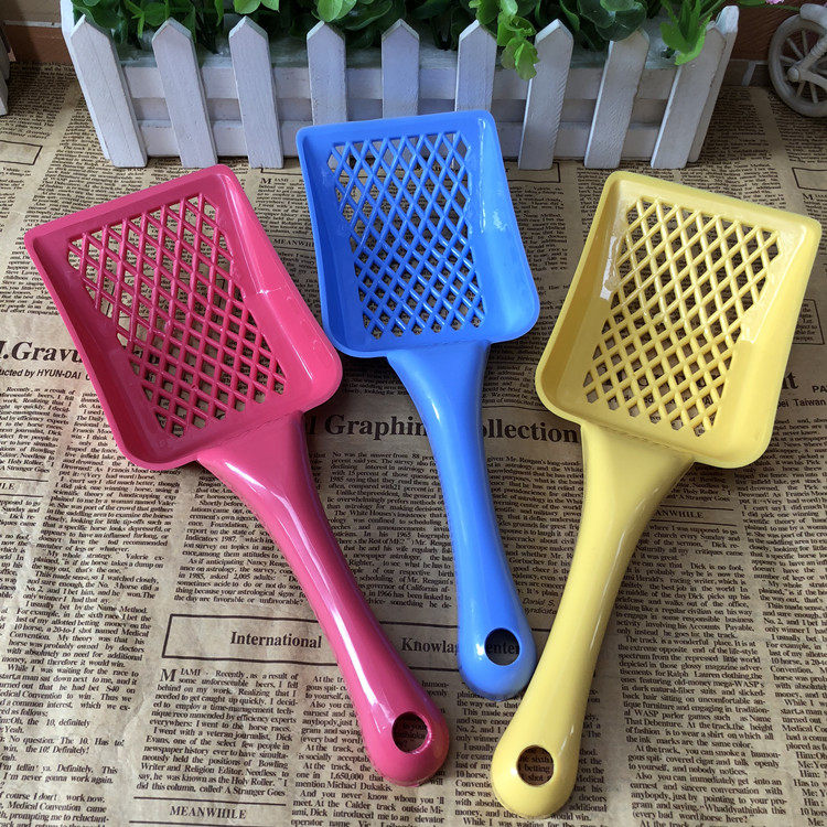 Darling pet kitty with cat litter shovels a cat sand shovel ten pence to clean up fecal pet cleaning-Taobao