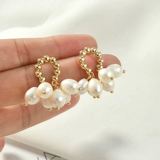 Медная золотая изогнутая серебряная игла, серьги, аксессуар, аксессуары, 14 карат