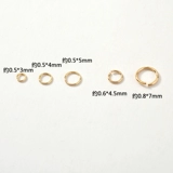 Медное покрытие 18 тыс. Реальное золото открытие кольца DIY аксессуары с закрытыми ювелирными украшениями кольцо