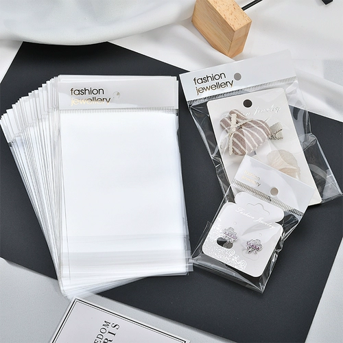 Аксессуар для волос ручной работы, серьги, упаковка, пластиковые прозрачные аксессуары