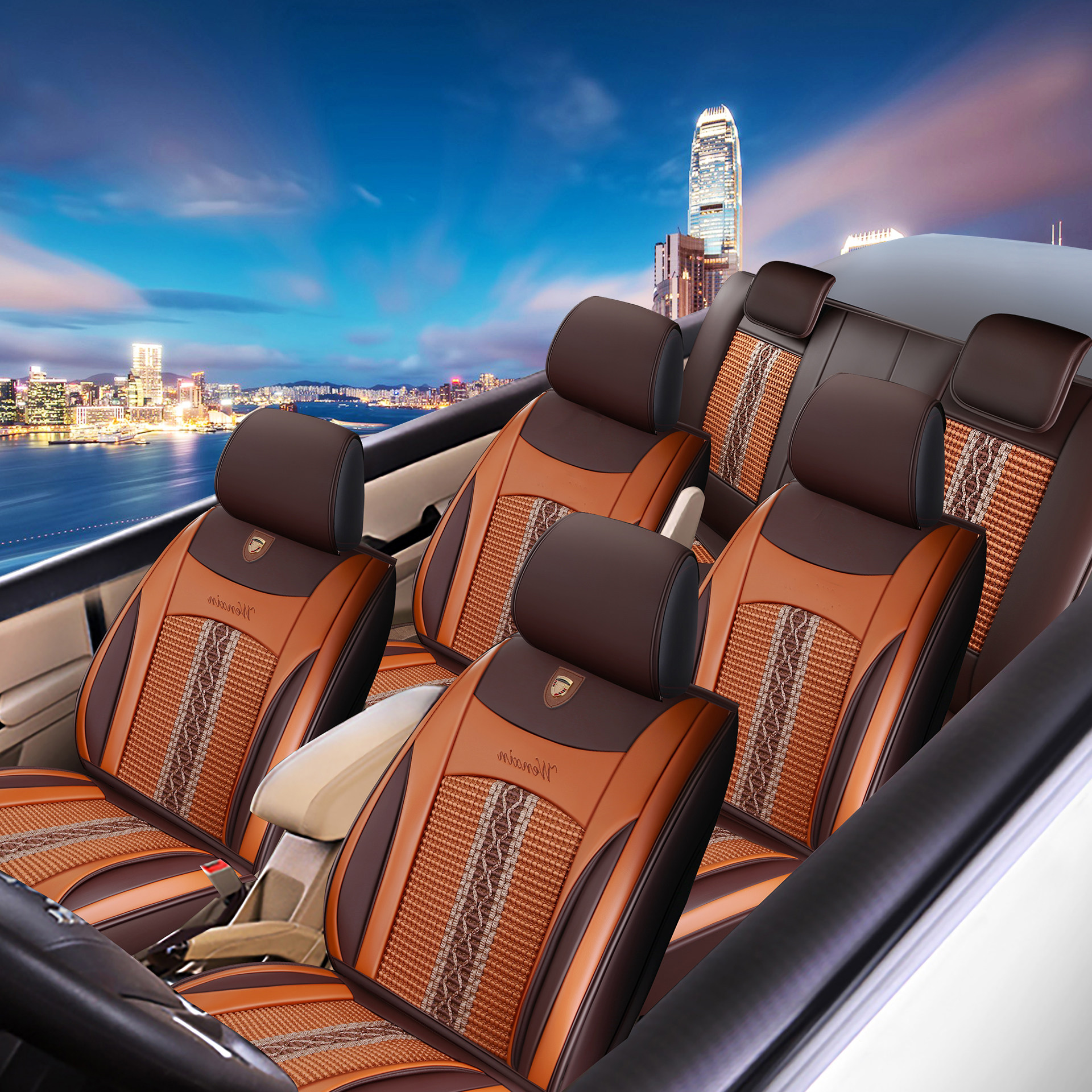 5 Ling Hongguang s Baojun 730 Rongguang v Chang'an Ono 7 Seat Apartments Special Seven Seasons All-bag Car Seat Cover