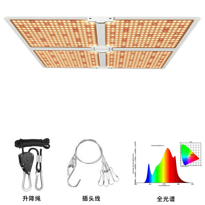 Grass grower LED plant growth lamp carnivorous grass succulent orchid rose fill light full-spectrum green planting lamp