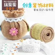 Chất liệu ren mẫu giáo tự làm vật liệu môi trường bố trí trẻ em sáng tạo tự làm handmade vật liệu trang trí