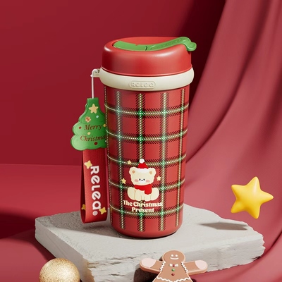 物生物吸管保温杯316L便携咖啡杯