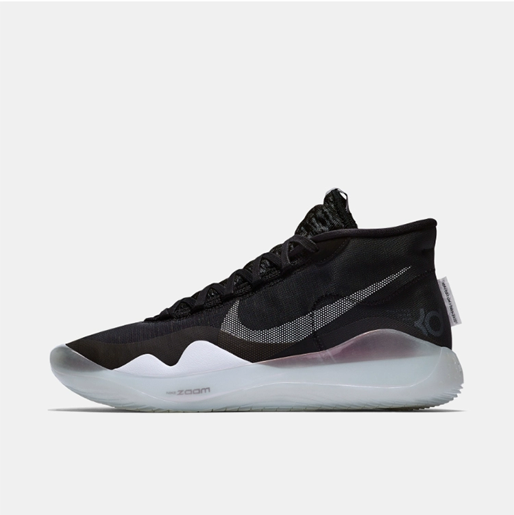 KD11 Durant 11 thế hệ màu xanh băng tất cả màu đen Duran 11 đôi giày bóng rổ chiến đấu thực sự đặc biệt đầu tiên AO2605-004 - Giày bóng rổ