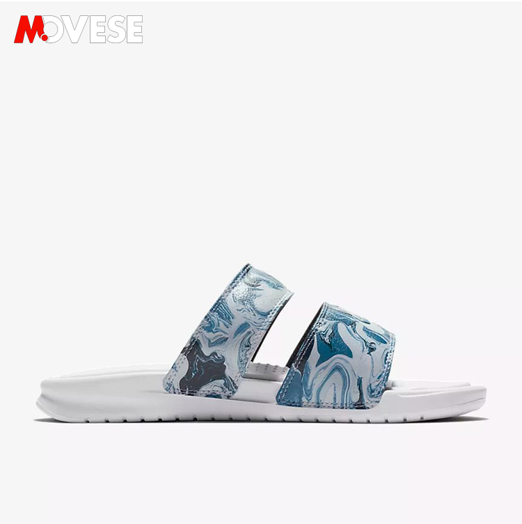 Nike Nike Benassi đôi ninja đen và trắng đôi quai thể thao và dép giải trí 819717-010-100 dép