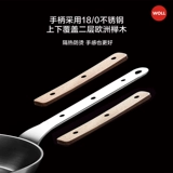 2025 Новый продукт, импортная углеродистая сталь из немецкой шерсти, тонкая железная сковорода без покрытия, сковорода для стейков с физическим антипригарным покрытием