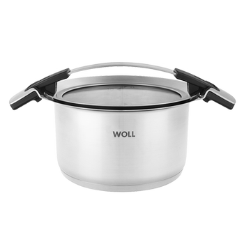 German Woll Household Steamer Small Steaming Basket Stainless Steel Soup Pot for Steaming Buns and Fish, Compatible with Gas Stoves and Induction Cookers