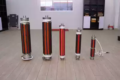 Electromagnetic induction heating rod Tube body wire coil coil water sleeve diffusion pump wire coil drum flat-bottomed wok can be customized