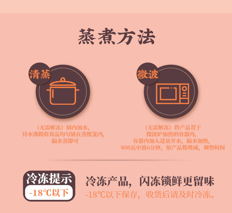 广州酒家 广式早茶点心组合 5袋/1550.5g 图15