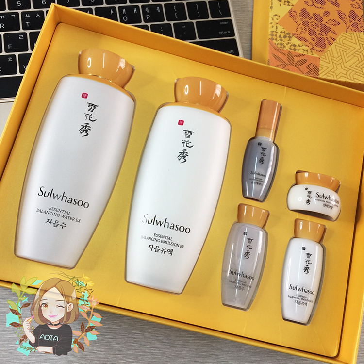 包邮现货正品雪花秀 滋阴水乳125ml 套盒/滋阴水乳两件套装专柜版