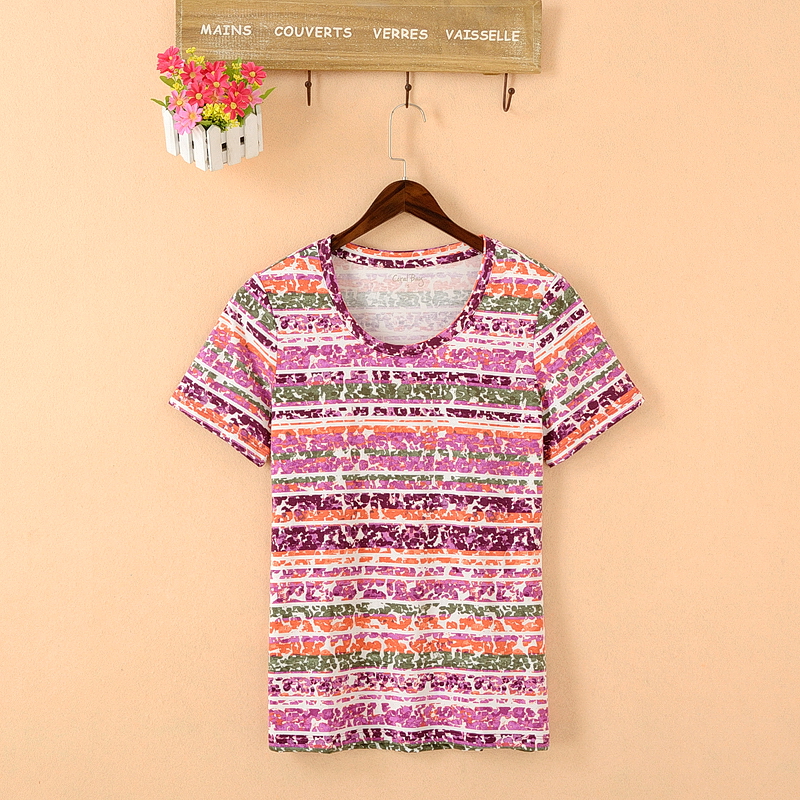 Kích thước lớn trung niên mẹ nạp bông bốn mươi tuổi 150 pounds t- shirt áo khoác chất béo mm mỏng phá vỡ mã chế biến một gói đầm dự tiệc cho người lớn tuổi