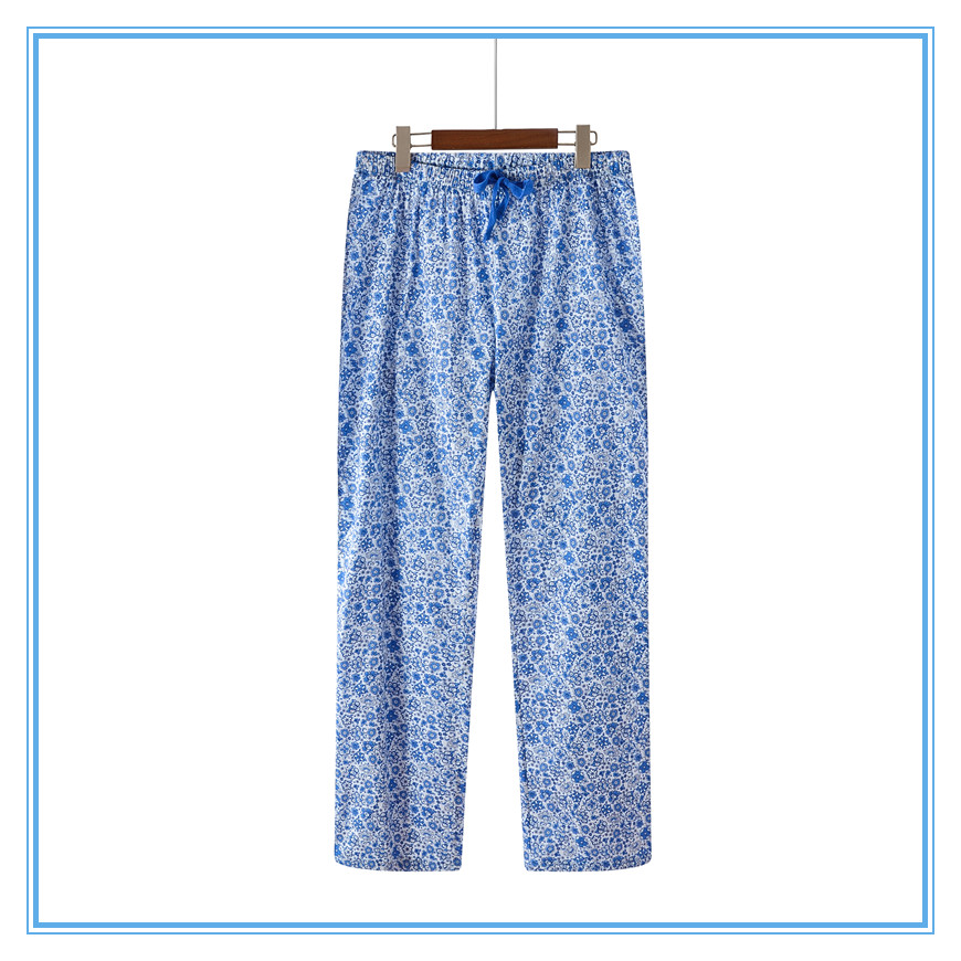 Pajama quần của phụ nữ quần cotton phần mỏng mùa hè thường nhà kích thước lớn ban nhạc đàn hồi chất béo mm mới hoang dã quần quần lót nam thun lạnh