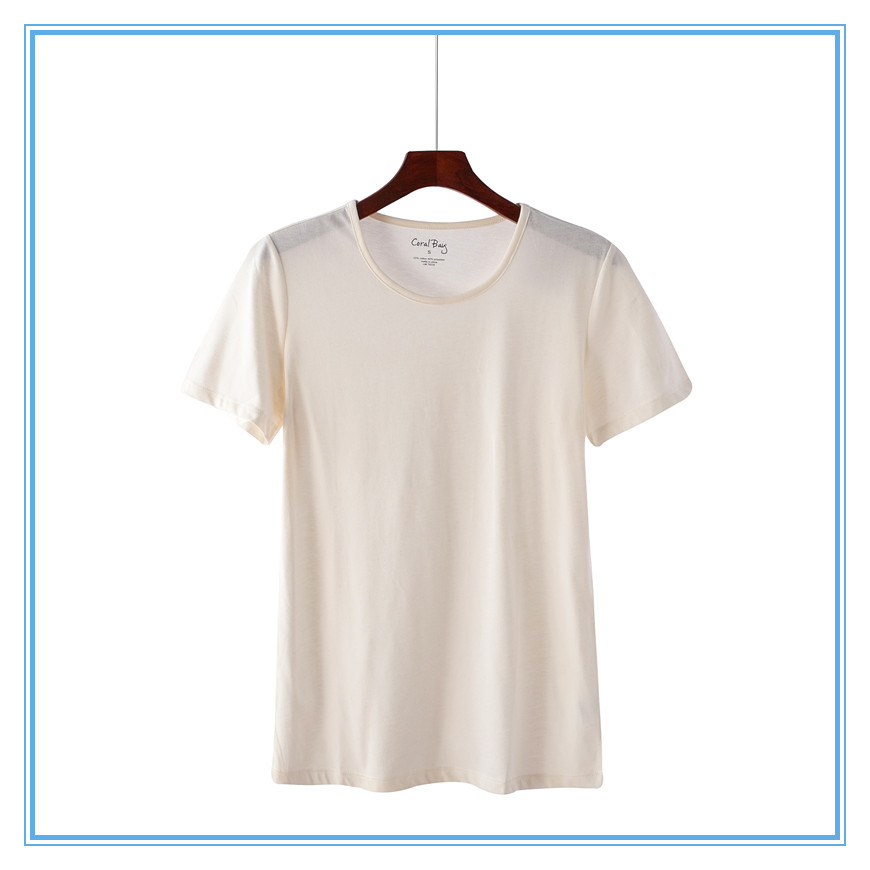 Phụ nữ mới t-shirt ngắn tay cotton màu rắn ban ánh sáng đa năng áo Slim đa màu vòng cổ chất béo mm mẹ nạp 250 kg áo phông nữ hàn quốc