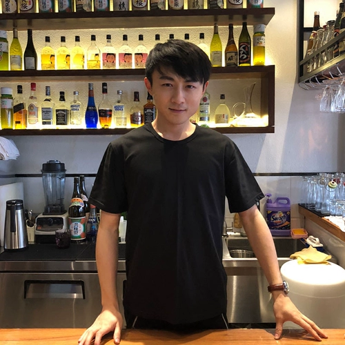 Японская черная летняя хлопковая футболка с коротким рукавом, делается под заказ