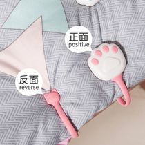Quilt holder anti-running safety needle-free invisible household four-corner cotton quilt cover set sheet buckle quilt cover non-slip artifact