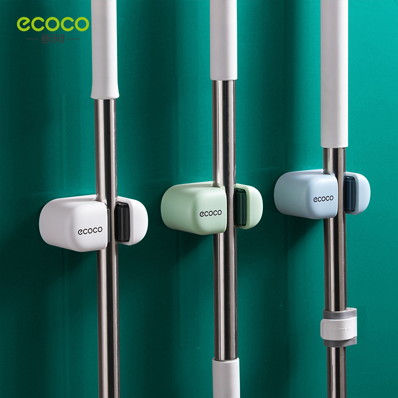 Mop hook wall-mounted clip free from stiletto adhesive powerful adhesive hook bathroom wall hanging sweep to fix the deity of the mop