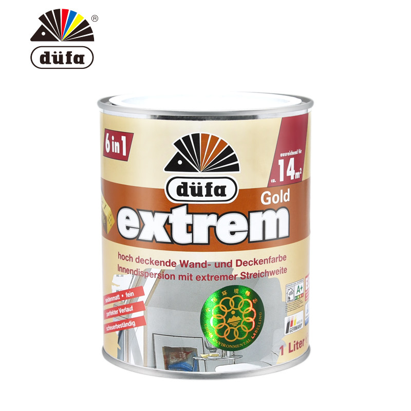 Germany Dufangjin six-in-one interior wall paint latex paint water-based paint 1L decoration home interior wall paint paint