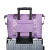 Складная спортивная сумка, черная сумка для путешествий для отдыха, водонепроницаемая сумка с разделителями, одежда для йоги, набор