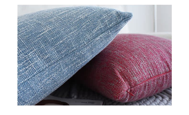 Thở vải lanh đầu giường gối gối gối văn phòng tựa lưng gối sofa gối đệm gối không có lõi - Trở lại đệm / Bolsters gối vuông tựa lưng sofa