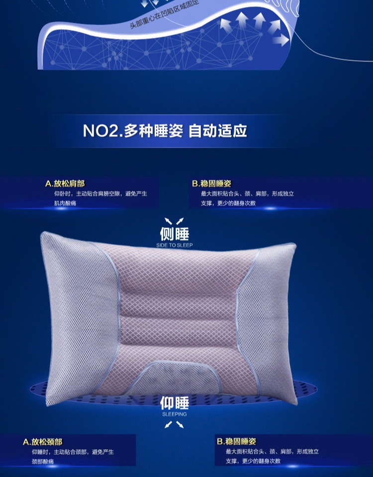 Cassia cổ gối trị liệu từ tính cặp gối của người lớn chính hãng gối chăm sóc sức khỏe cổ tử cung đơn gối gối cho mẹ bầu