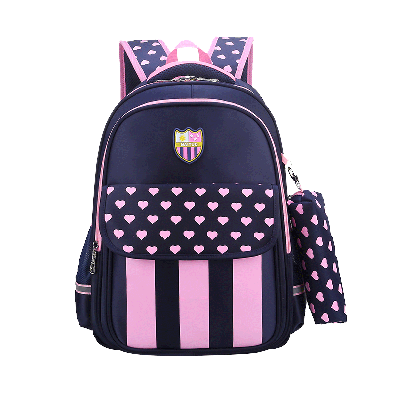 Schoolbags tiểu nữ sinh trung học 1-3-4-5 lớp trẻ vai giảm schoolbags cô gái và con trai ba lô 6-12 tuổi.