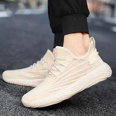 男鞋夏季透气薄款防臭一脚蹬网面潮鞋