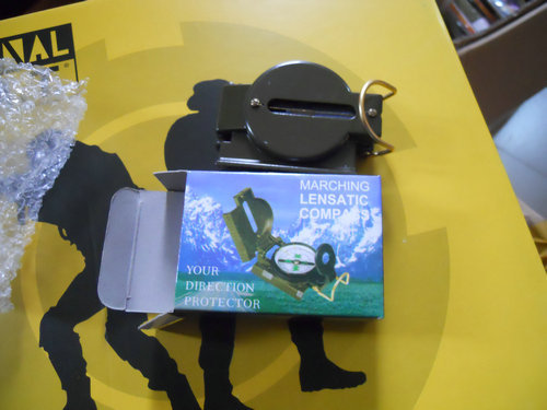 Donkey Friends Outdoor equipped Wildcamp tool Multi-functional portable compass compass on-board finger Nord needle Army fan