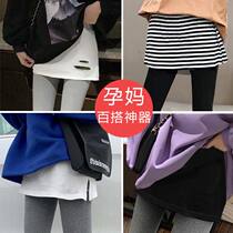 Spring and autumn 2021 spring fashion maternity short skirt bottom skirt Summer tide mother woman pregnancy hip skirt
