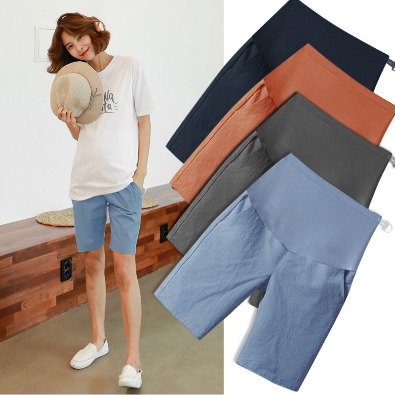 Maternity Summer Women Loose Casual Summer 2021 New Fashion Thin Outer Wearing Plus Size Base Short Pants Summer