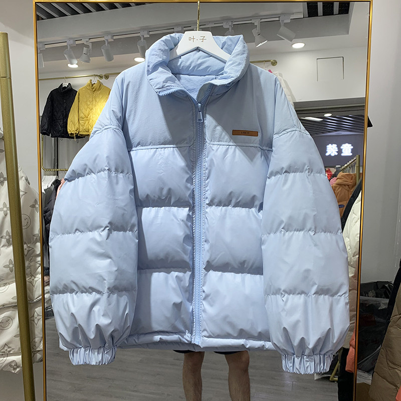 Anti-Ji Qingkura Dongdaemun Short version Down Down Clothes Woman Han Edition Loose Thickened White Duck Suede Pu Fabric 2021 Winter Coat