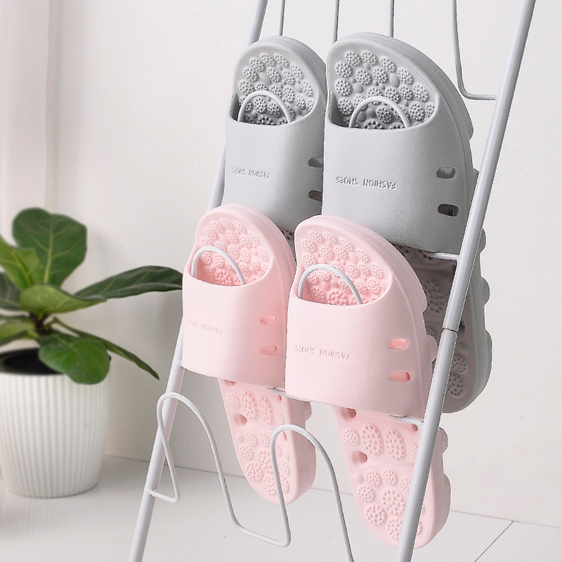 Gym slippers Women's summer portable bath leakage household Korean bathroom special powder room slippers non-slip massage