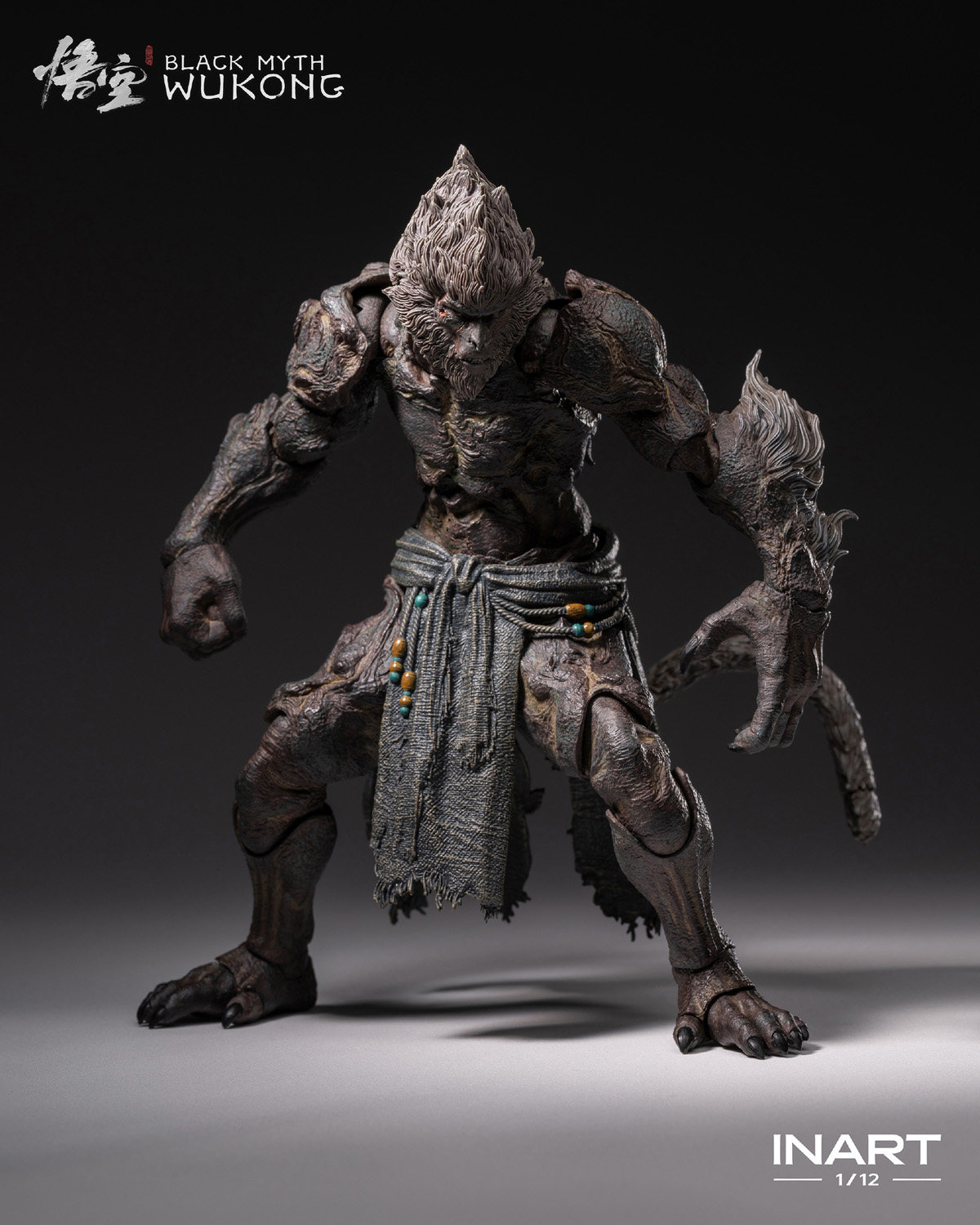 Inart 1/12 Black Myth: Wukong Stone Monkey Action Figure In Stock