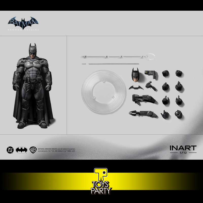 In Stock Inart 1/12 the Batman: Arkham Origins Batman Action Figure