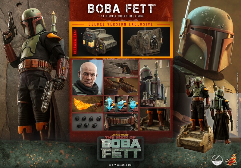 In Stock Ht 1/4 Qs022 Qs023 Star Wars the Book of Boba Fett Boba Fett