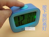 Silent alarm clock Blind alarm clock Color big screen big font clock Big voice whole point clock Old man big font clock