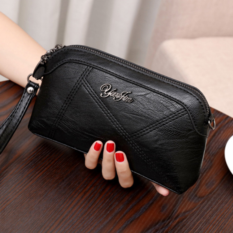2020 new shoulder messenger bag Korean fashion stitching hand bag female temperament mobile phone coin purse bag