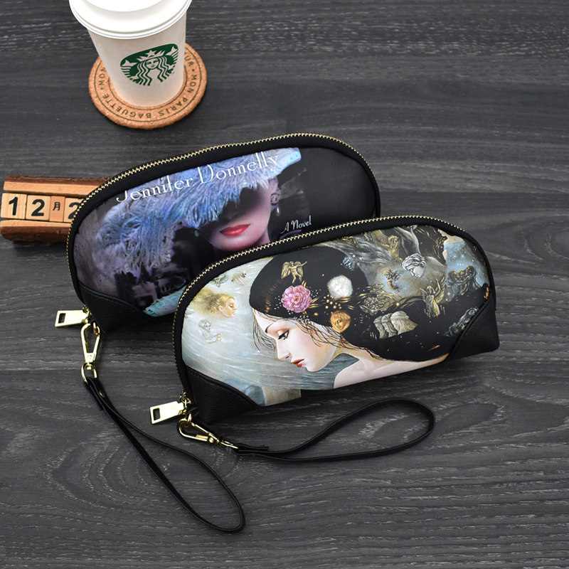 2020 new printed clutch bag women's fashion trend shell bag large capacity coin bag mobile phone bag small bag