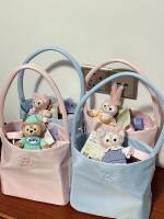 Korean niche bag women's 2025 new summer fashion tote bag handbag nylon armpit bag bucket bag
