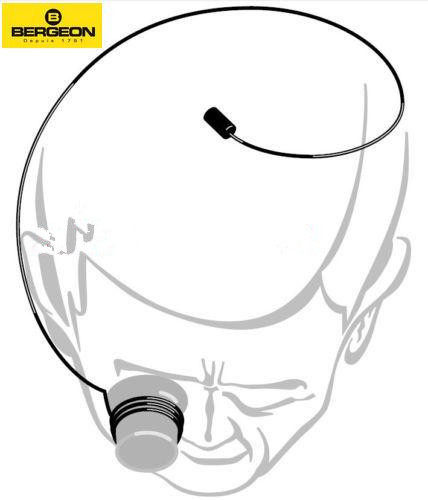 Switzerland imported BERGEON 5461 magnifying glass wire ring watch repair tools single steel ring price