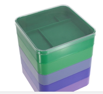 Table repair tool Round Square five-layer parts box watch movement accessories storage box dustproof element box