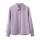 Original JK [Day and Night] college style all-match everyday cotton long-sleeved shirt without pockets