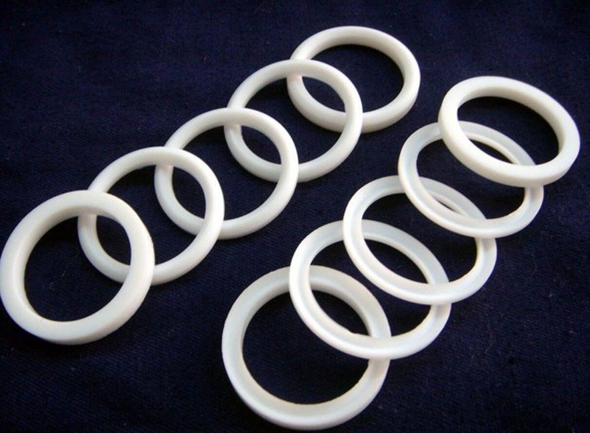 PTFE shock absorber gasket PTFE flange gasket Teflon gasket F4 gasket seal