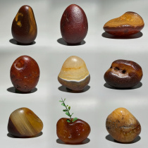 Horse material agate stone Madagascar exquisite water-washed pattern slippery pattern stone natural stone handle piece raw stone