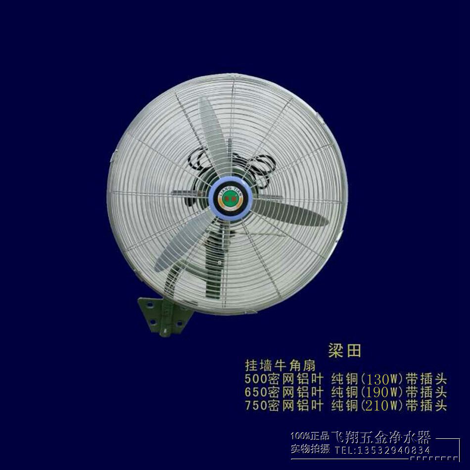 Liangtian electric fan high-power pure copper motor factory workshop strong wall-mounted fan 500 650 750 horn fan