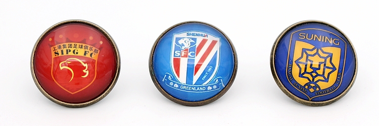 Fan cung cấp AC Inter Milan Barça Mesine Mare Real Madrid C Rojuwen Guoan Shenhua đội huy hiệu trâm cài - Trâm cài ghim cài áo vest