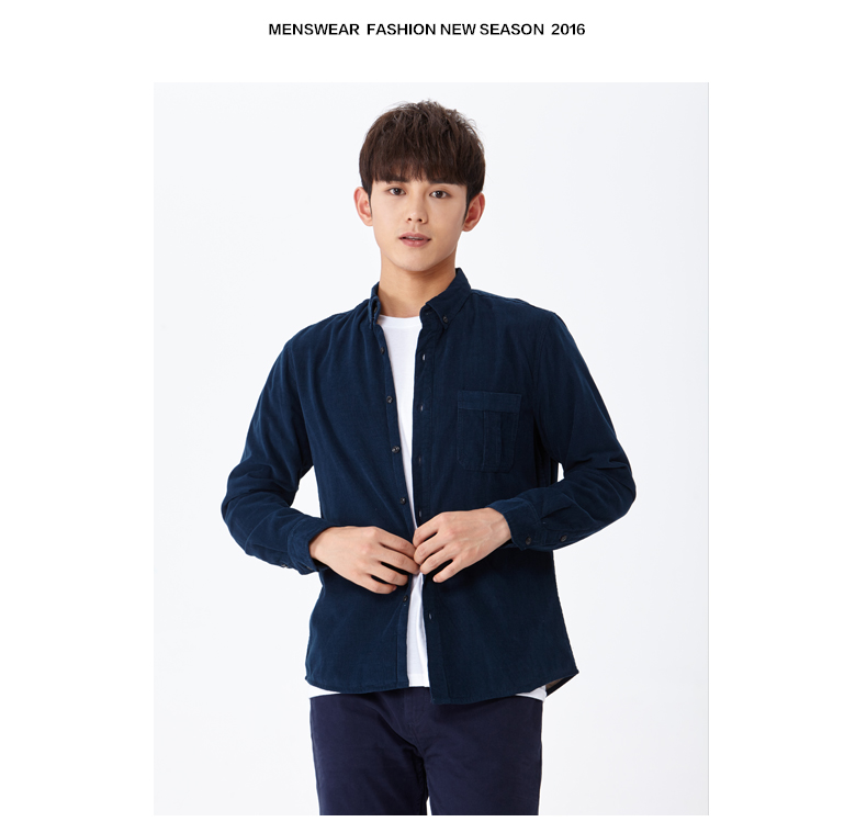 Shaba mùa đông nam cotton vải nhung ấm áp áo sơ mi nam dài tay cộng với áo nhung dày nhung ấm shop áo sơ mi nam