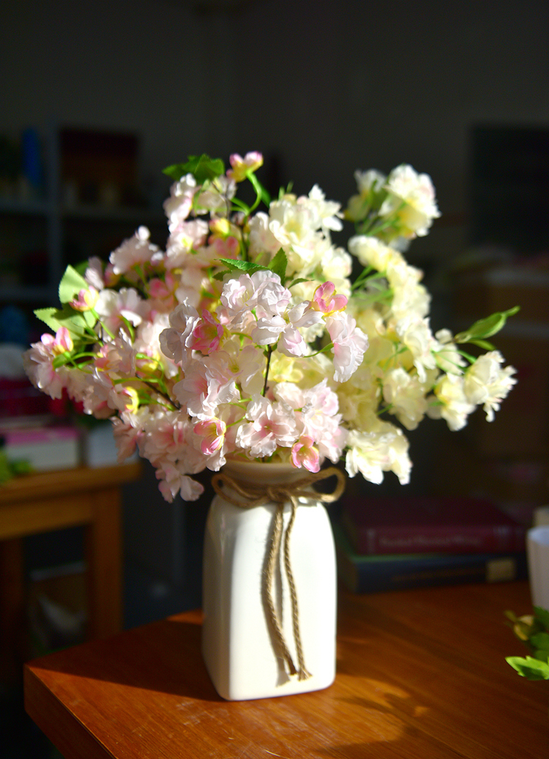 Usd 19 46 Silk Flower Dry Bouquet Plastic Fake Simulation Silk Flower Dry Bouquet Plastic Fake Simulation Arrangement Decorative Ornaments Decoration Living