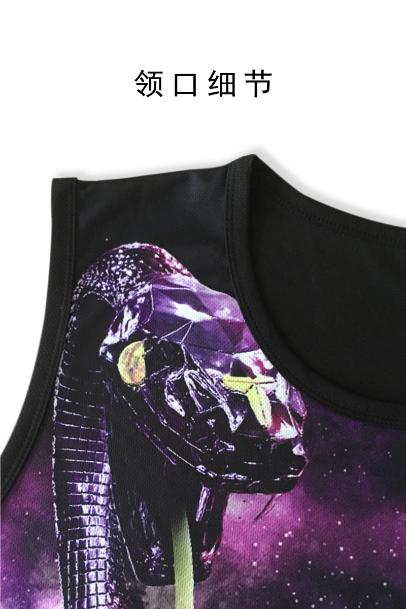 Áo vest bóng rổ nam làm khô nhanh tay áo Kobe đào tạo quần áo thủy triều châu Âu và đường phố hip hop lỏng lẻo quần áo thể thao thấm mồ hôi áo thể dục