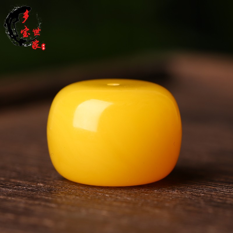 Natural Amber Honey Wax Old Type Pearl Single Beads Round Pearl Large Mound Small Bread Circle Cake Subhash accessories Veneers Play Handstring